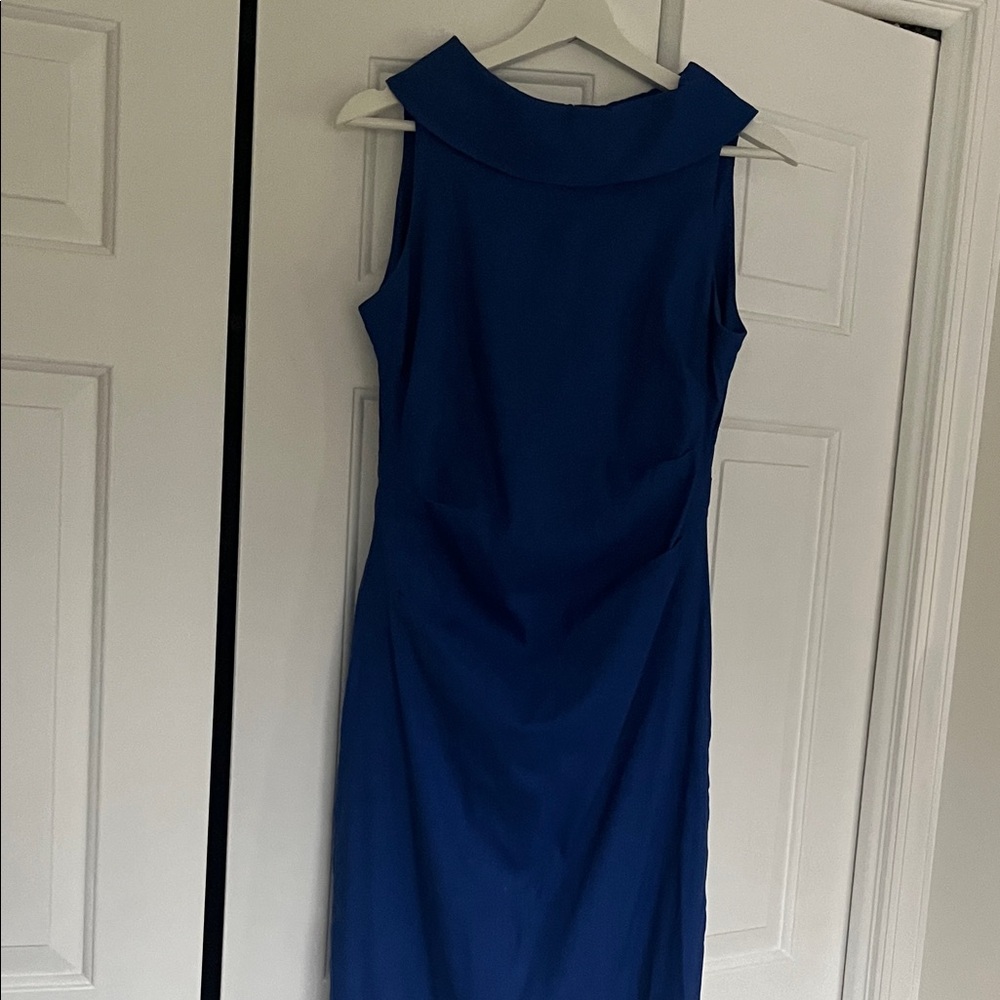 Sarah Campbell boat neck dress